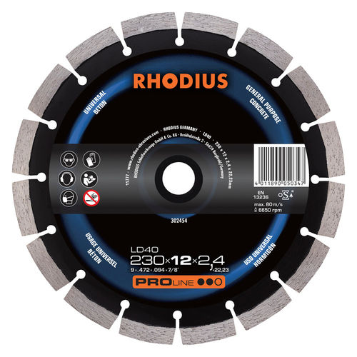 Rhodius Diamanttrennscheibe LD 40 Universal - 230mm