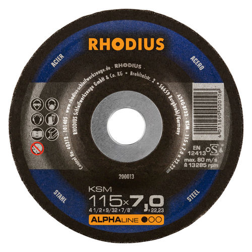 Rhodius Schruppscheiben KSM metall 115x7
