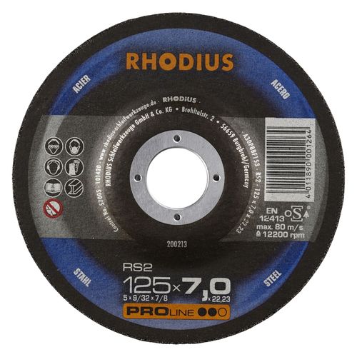 Rhodius Schruppscheiben RS2 metall 180x6