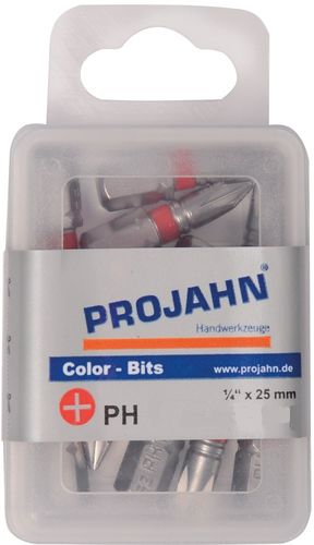 Projahn Color Bits 1/4" PH 1x25 - 10 Stück